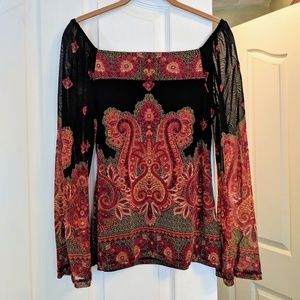 INC multicolor blouse SP